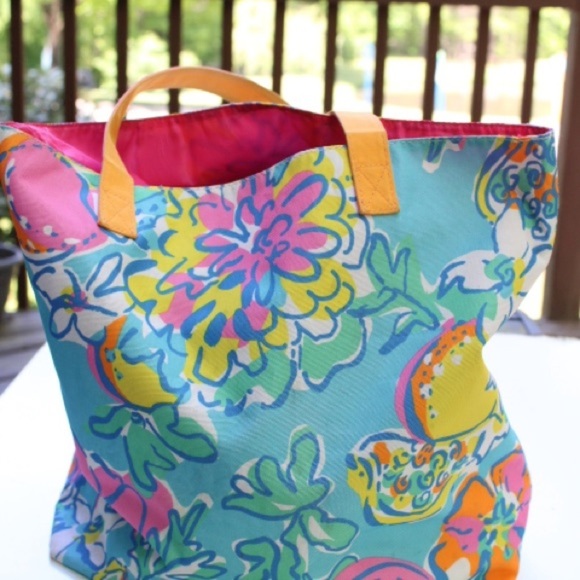 Lilly Pulitzer Estee Lauder tote bag - Picture 6 of 12